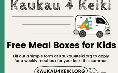 Kaukau 4 Keiki Summer Meals Program Information