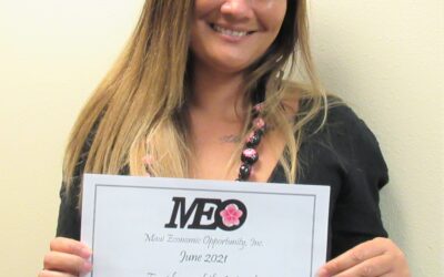 Housing specialist Shayna Manlapao is MEO Employee of the Month