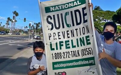 MEO Youth Services after-school members offer anti-suicide messages