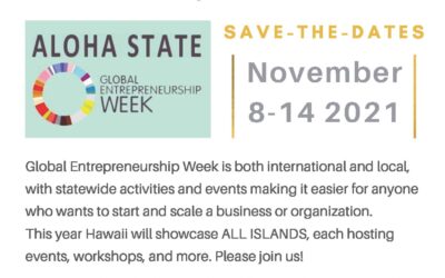 2021 Global Entrepreneurship Week (GEW) Aloha State