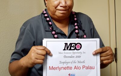 Kaui Alo Palau named MEO December Employee of the Month