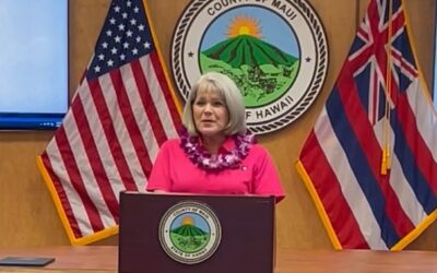 MEO CEO Debbie Cabebe thanked Mayor Michael Victorino