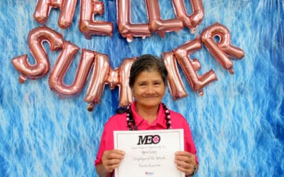 Custodian and former client, Pacita Asuncion named MEO Employee of the Month