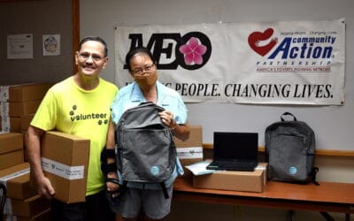 60 refurbished computers distributed by MEO at no cost to recipients