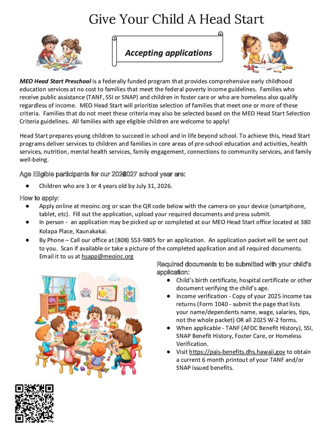Molokai Recruitment Flyer