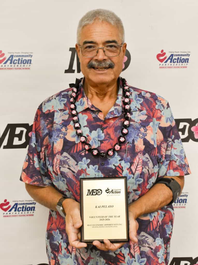 Kai Pelayo was named MEO’s Volunteer of the Year.